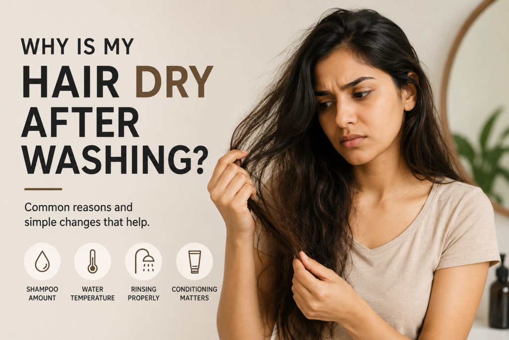 Why is my hair dry after washing?