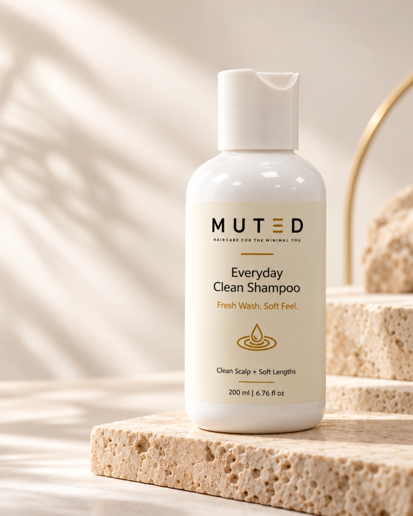 Muted Everyday Clean Shampoo Product Shot